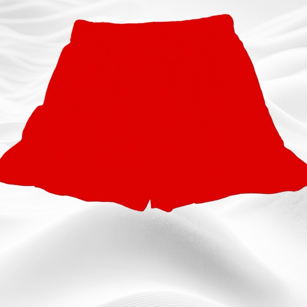 Krisa Ruffle Short in Lava Red XS - Picture 2 of 6
